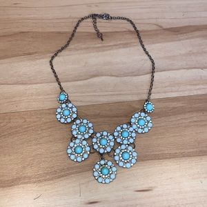 Fun and Flirty Turquoise Statement Necklace